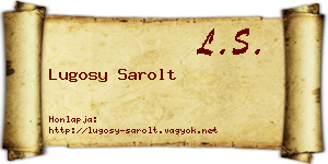 Lugosy Sarolt névjegykártya